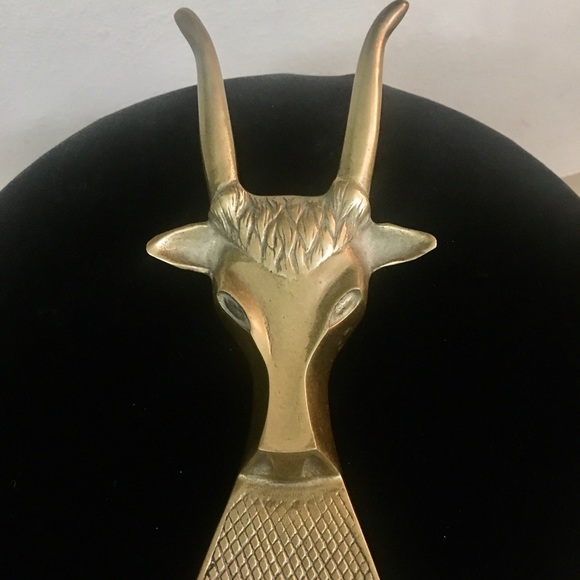 Other - 🌶 Vintage Longhorn Steer Brass Boot Jack